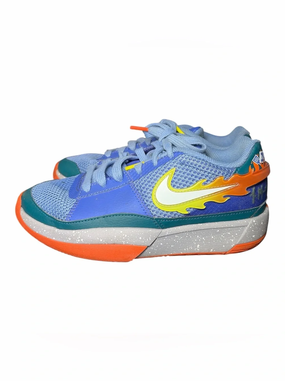 Kids Size 4.5Y Nike Ja 1 GS 'Backyard BBQ’ Sneakers